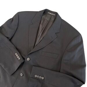 Hugo Boss Natural Stretch Black Blazer 44R 100% Virgin Wool Mens Suit‎ Jacket